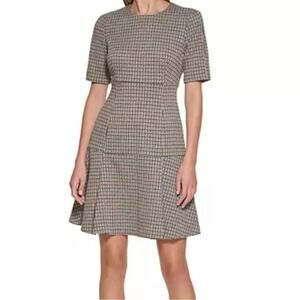Calvin Klein jacquard sheath dress size 6